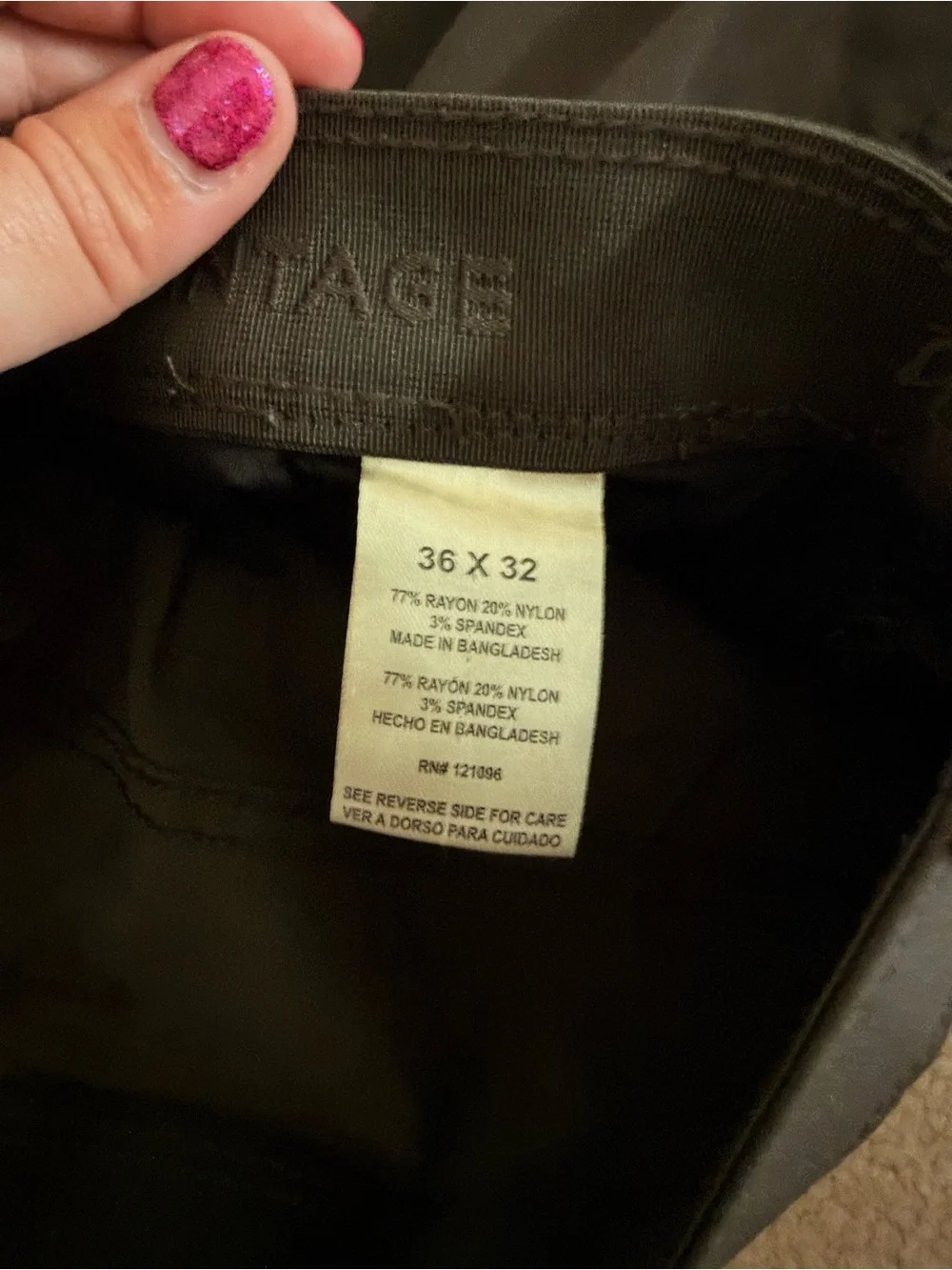 Men's Charcoal Slim Chino Pants